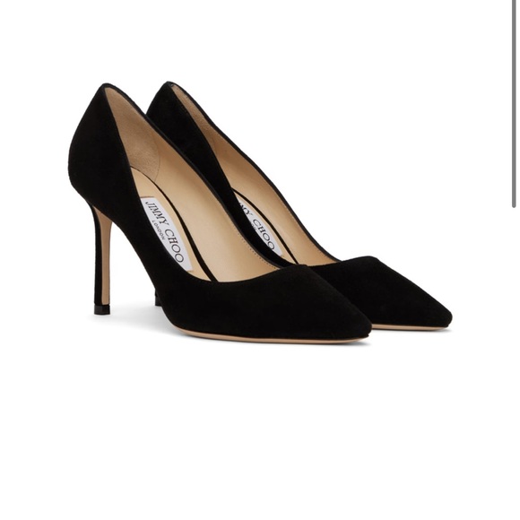 JIMMY CHOO Black Romy 85 Heels 41 - Picture 1 of 12